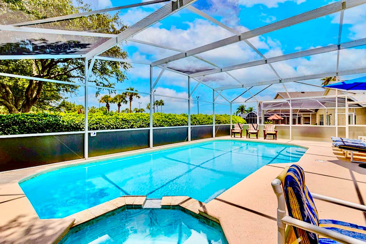 A very inviting space to relax and enjoy the Florida sunshine