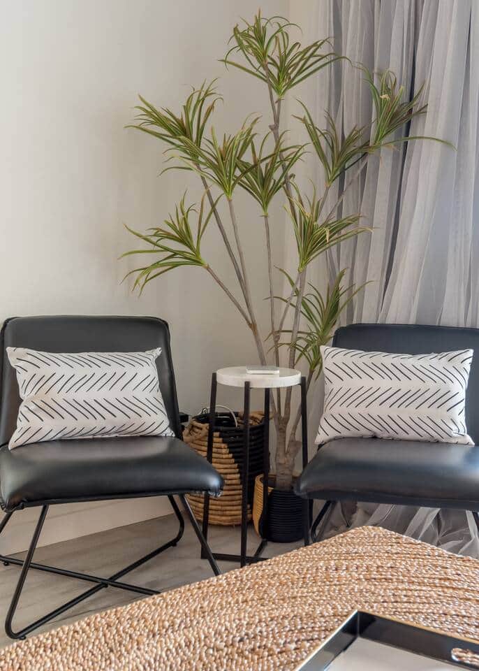 Cozy seating area for sharing stories with your loved ones or gathering around the coffee table for family game night