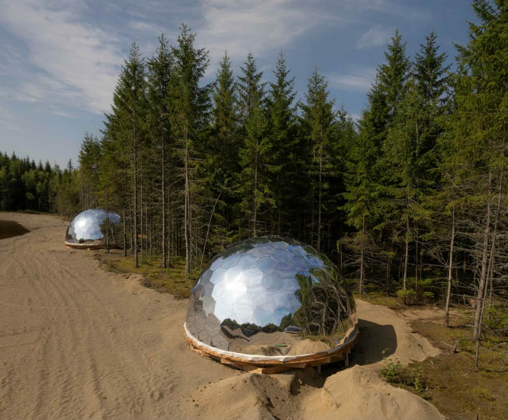 Dôme miroir - Lac des Perséides Dôme miroir - Lac des Perséides