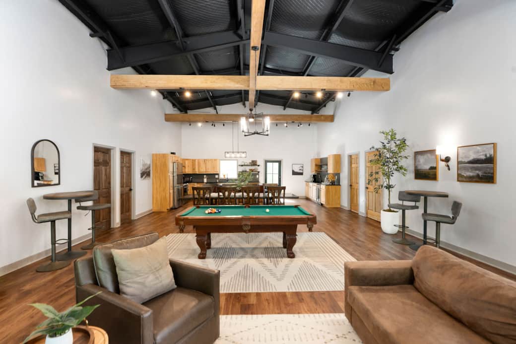 Large open floor area
