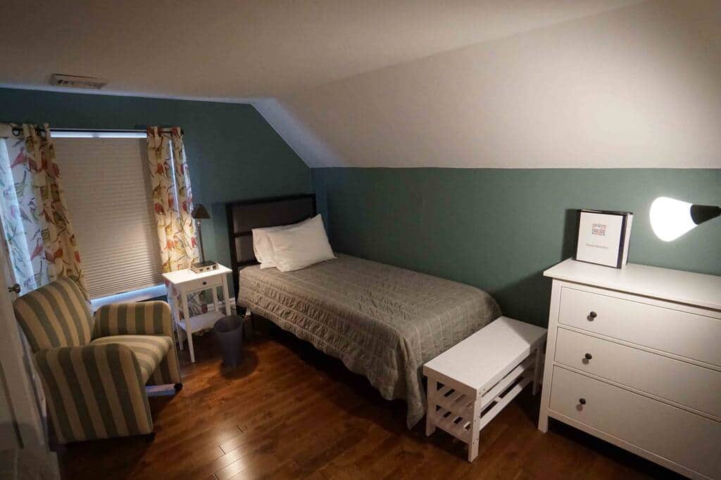 Two twin beds in one room Two twin beds in one room