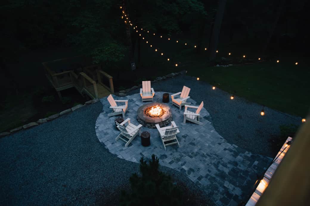 Newly installed Premium Fire Pit and Patio Newly installed Premium Fire Pit and Patio