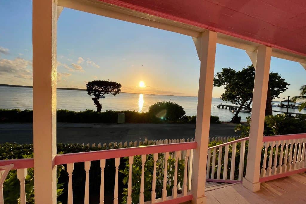 Doll House Front Porch (sunset)