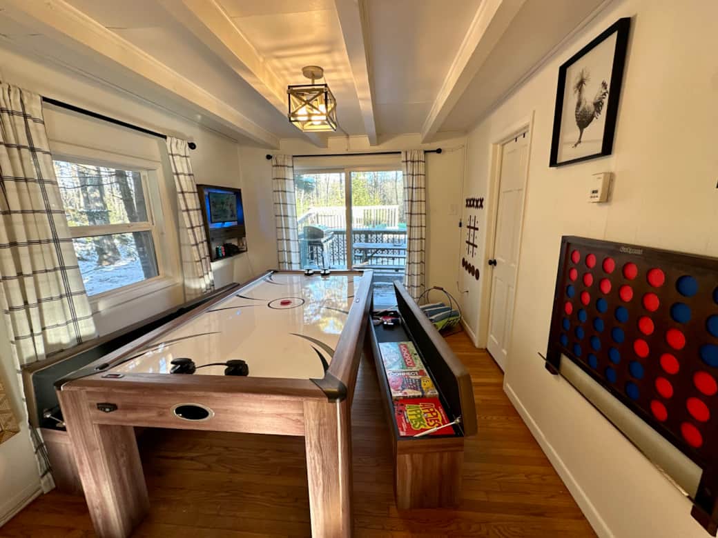 Board games in bench Board games in bench