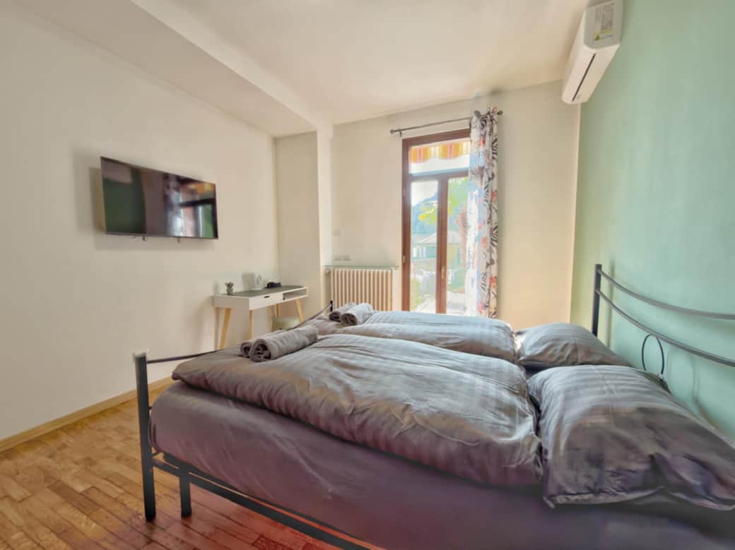 Zimmer Seeblick Villa Angelina Lago Maggiore Cannero Riviera