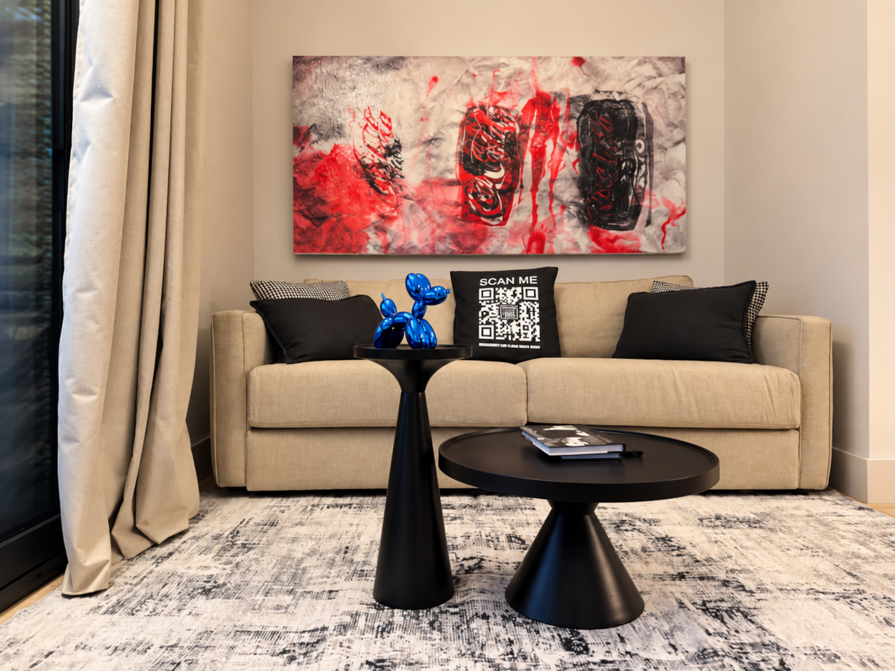Azulis pisano 8 olbia sofa bed living area modern design rental12