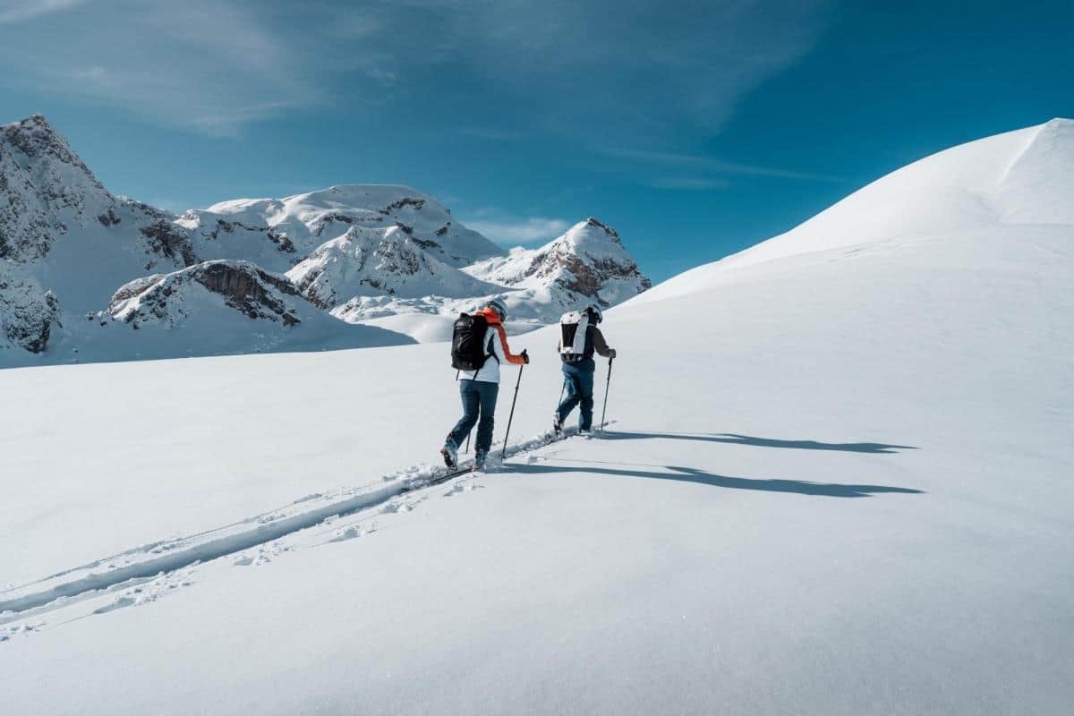 Ski de randonnée au départ de Pramorel — Briançon, Serre Chevalier Vallée