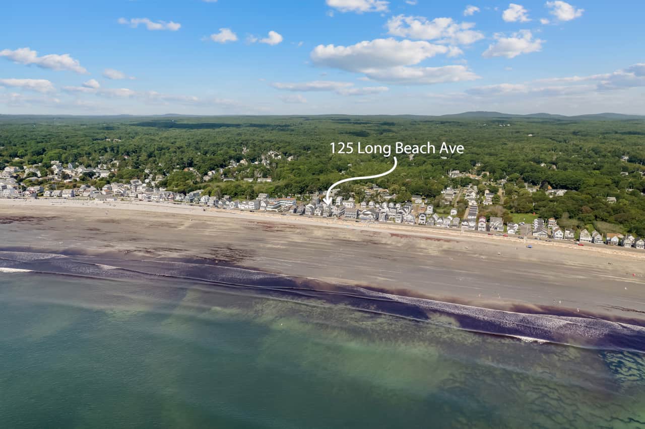 Long Sands Beach across the street