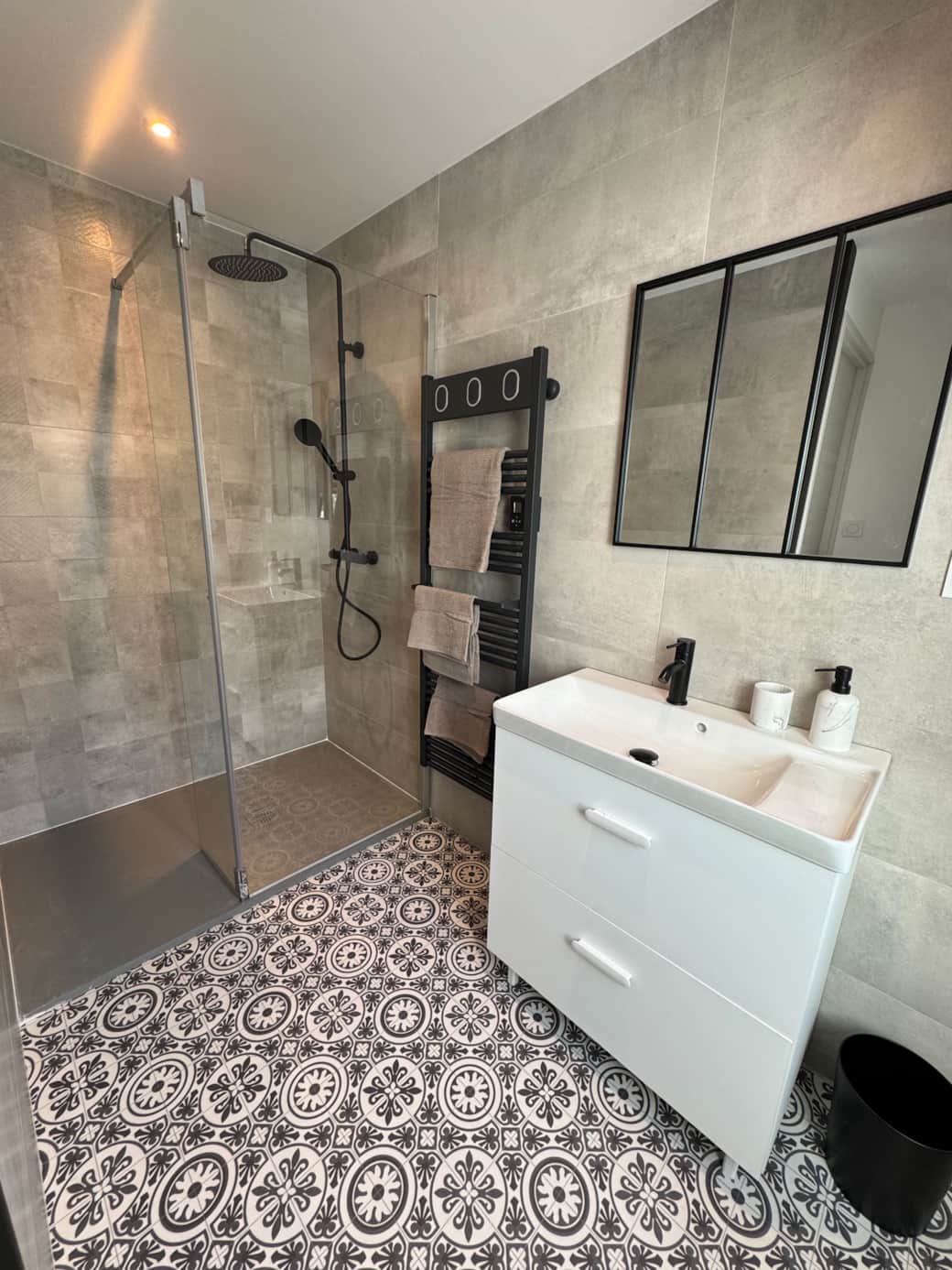 Salle de bain chambre cabane 