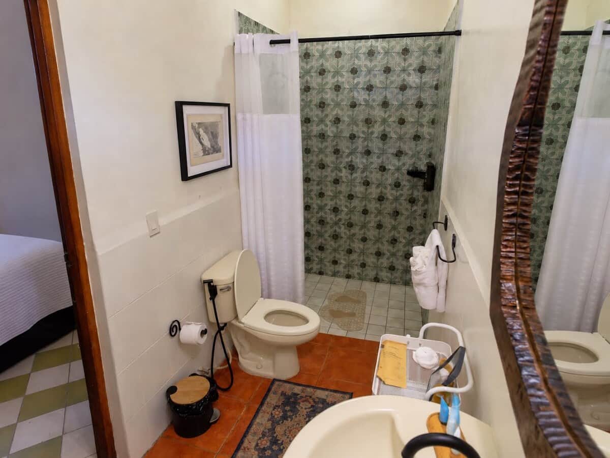 Bathroom connected to Xalteva Suite #1 | A private ensuite.