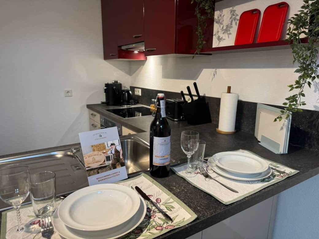 Essbereich in der offenen Küche