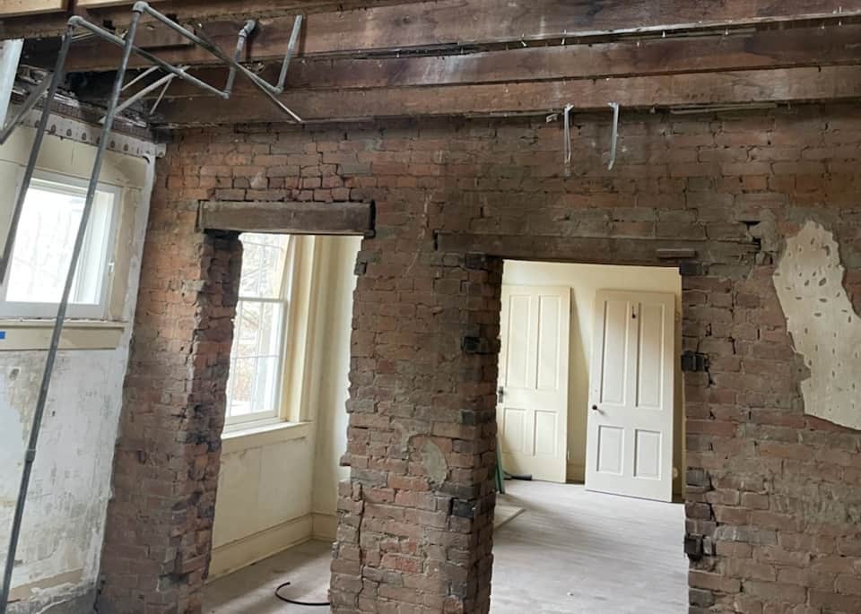 Old brick in the original Willis structure