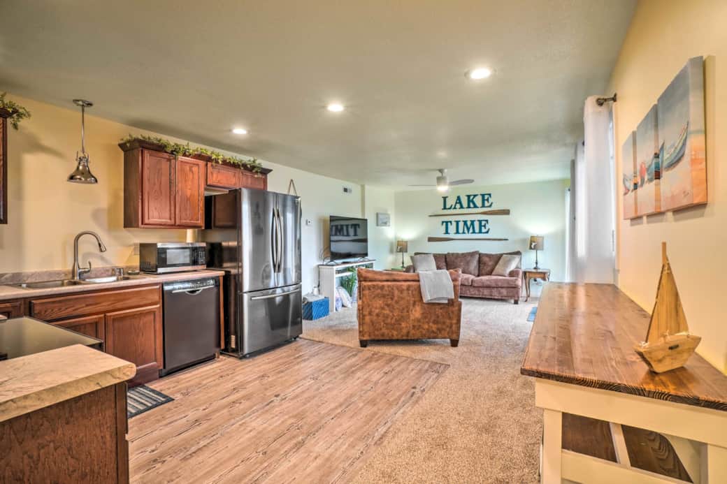 Kitchen and Living Room from Hall Kitchen and Living Room from Hall