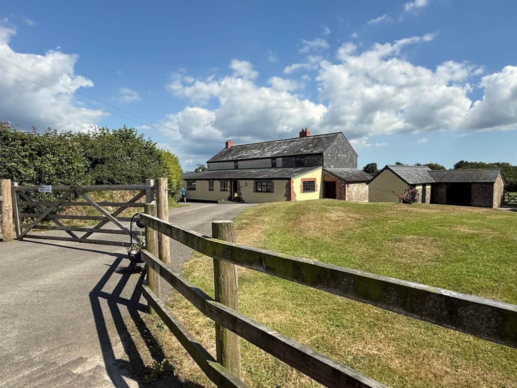 Farmhouse entrance