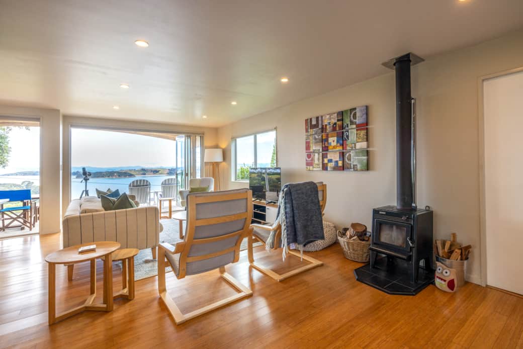 Living room & wood burner Living room & wood burner