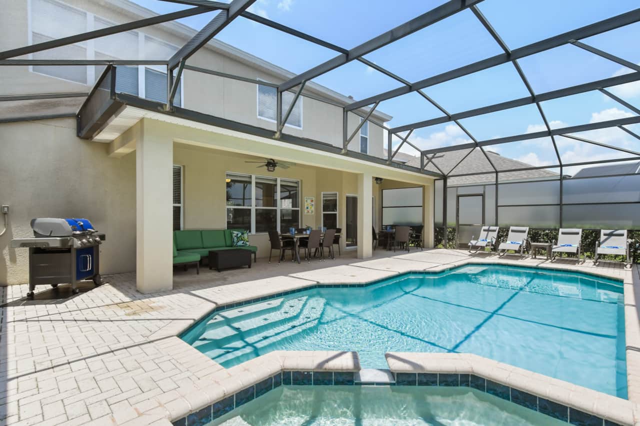 Wonderfully private pool and lanai