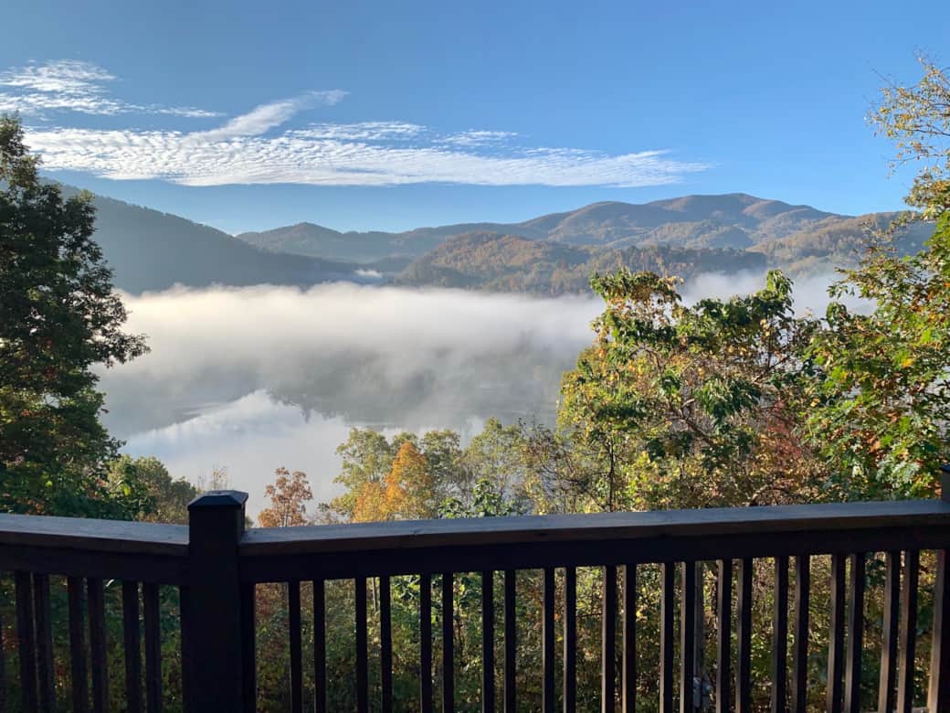 View at dawn