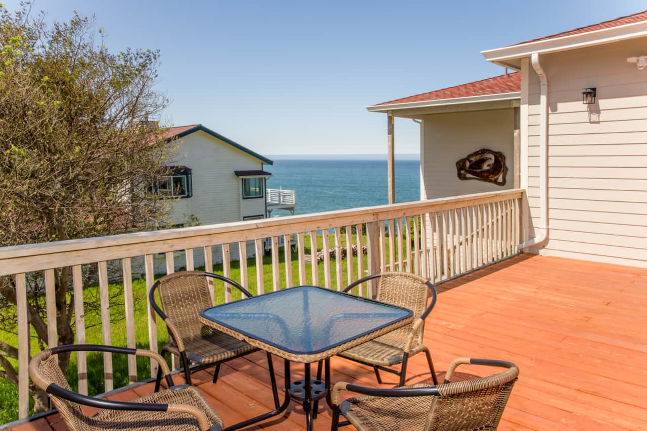 View from the unit Cozy  at Cliff House in Shelter Cove, CA