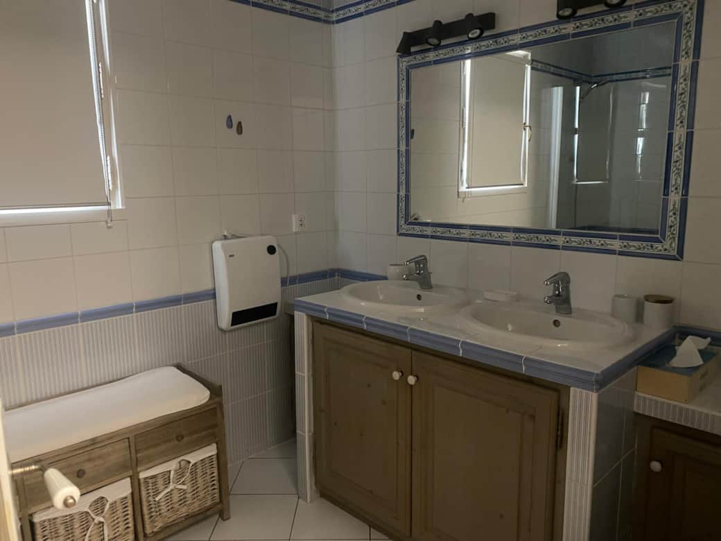 Bathroom with double sink