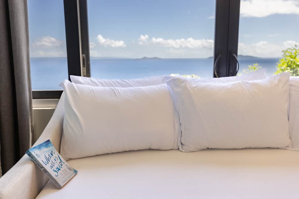 Daybed In Bedroom With Ocean Views
