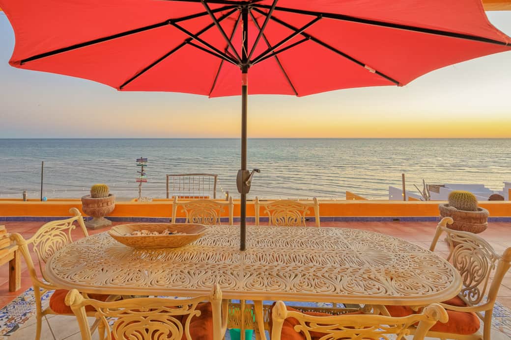 rocky point rental on the beach.