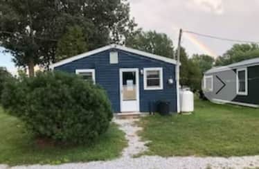 Blue cottage