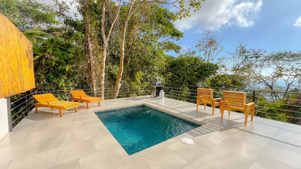 POOL WITH OCEAN & JUNGLE VIEW