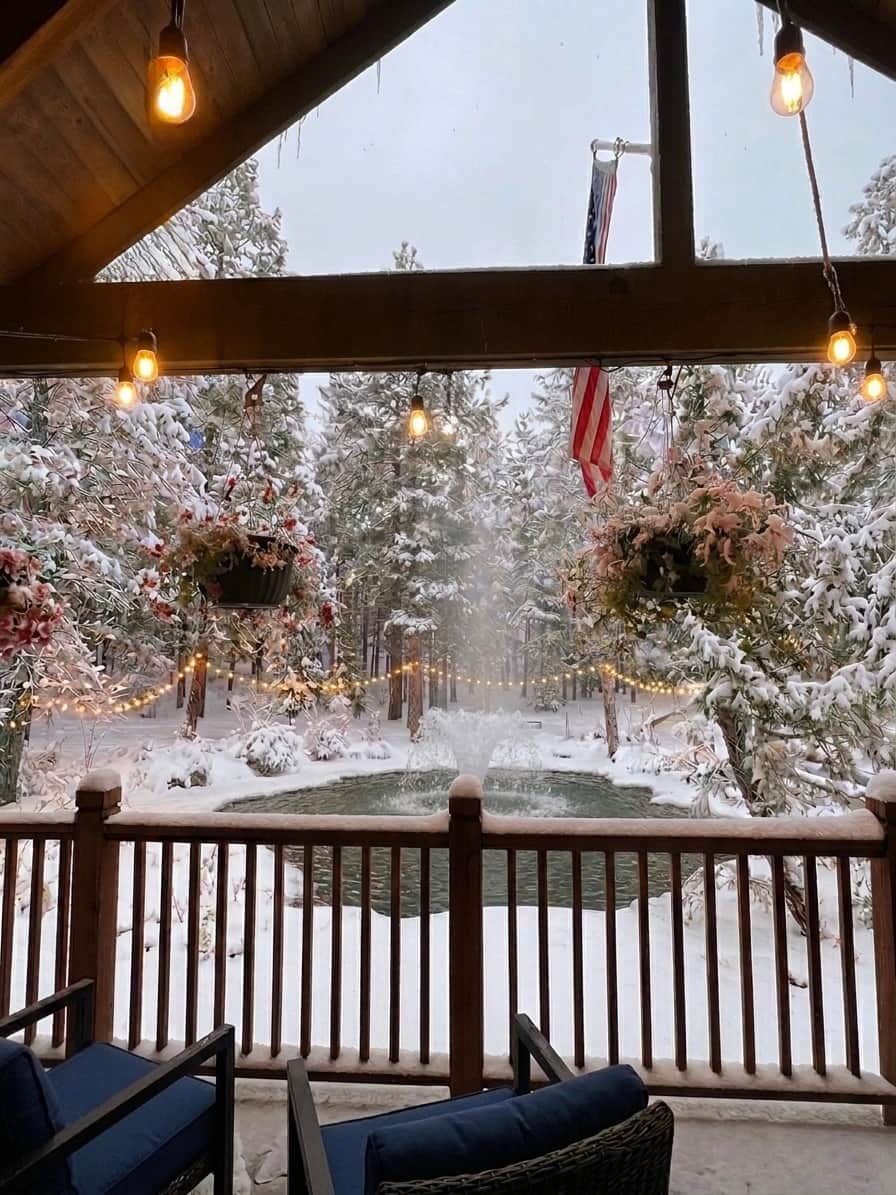 Winter Deck View