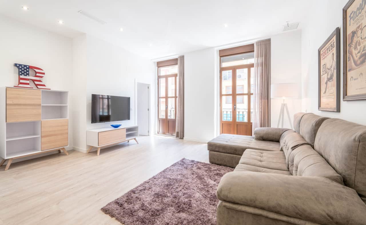 Bright living room