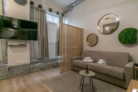 Salon avec télévision Salon avec télévision