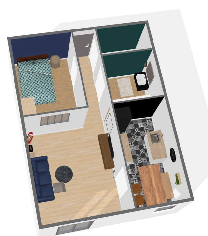 Plan appartement Colombier