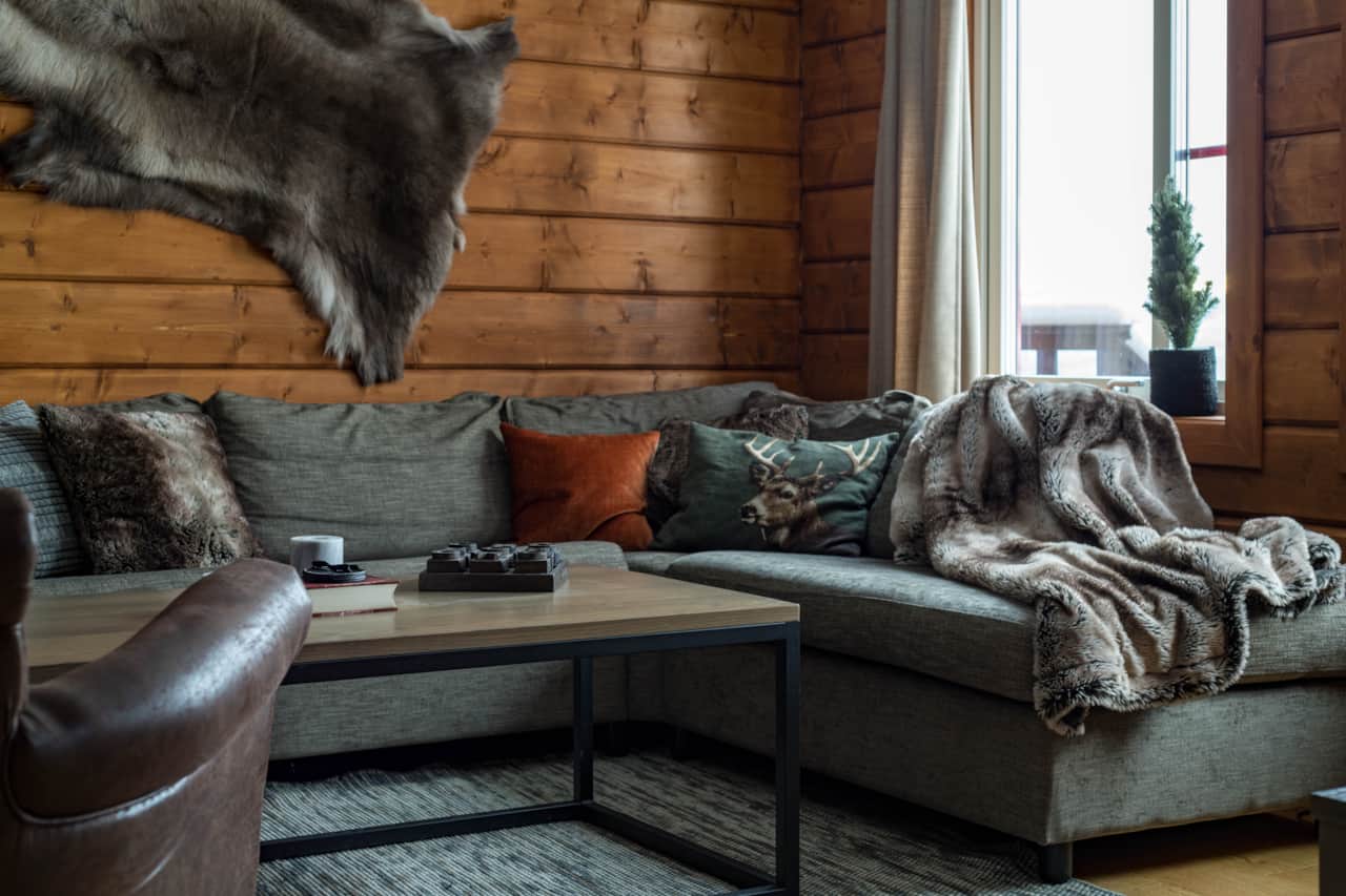 Soffa för avkoppling. 