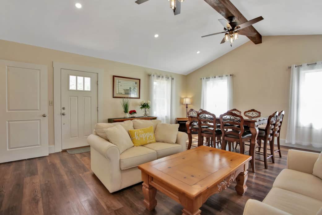 Bridal Suite can be used as a gathering area for your family, Full bathroom attached. 