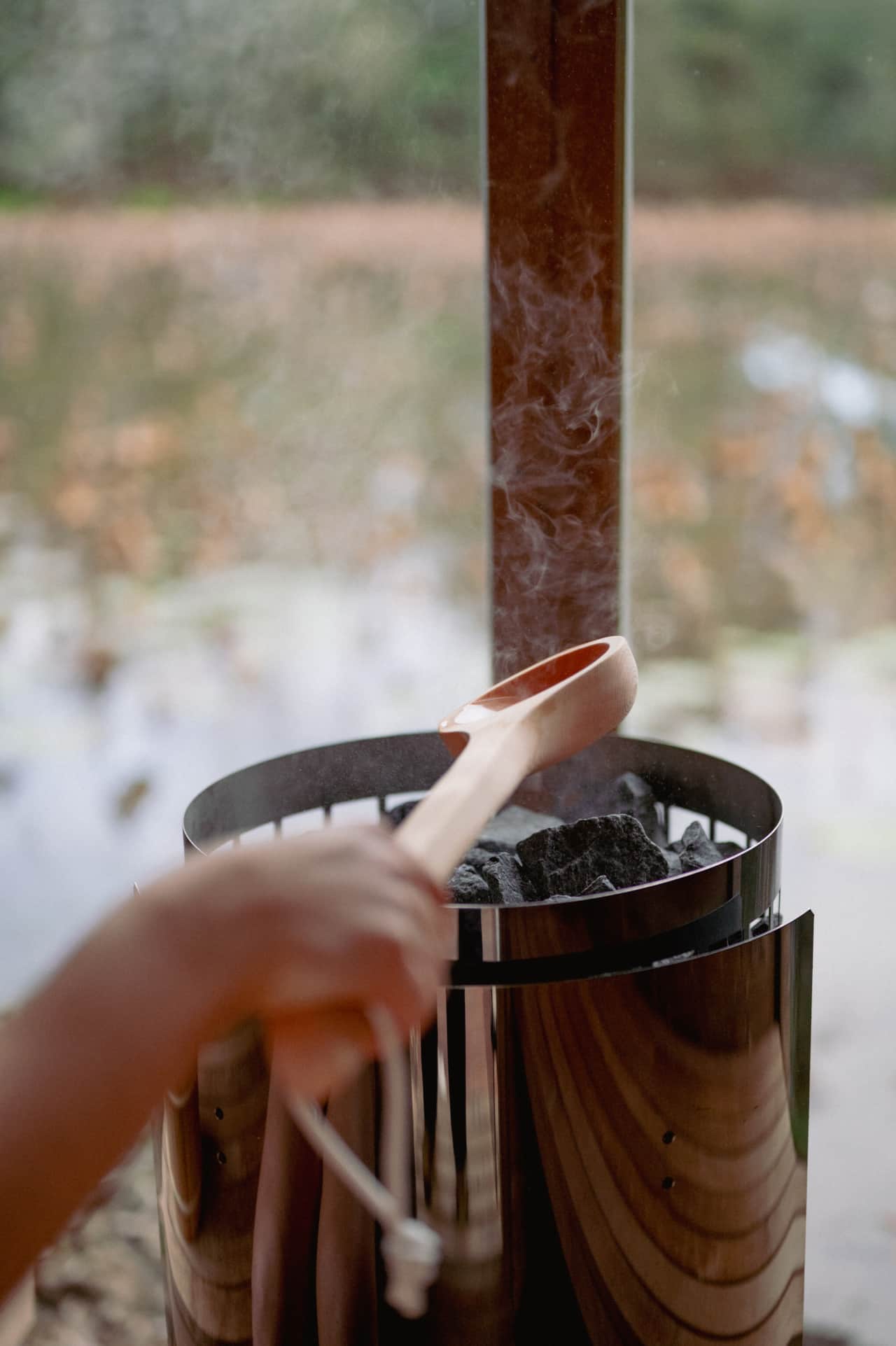 The sauna is available for use during your stay
