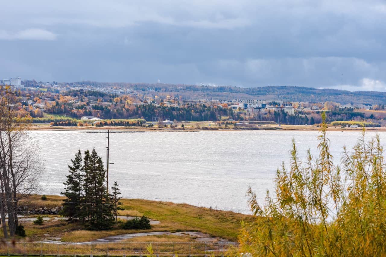Vue sur la baie