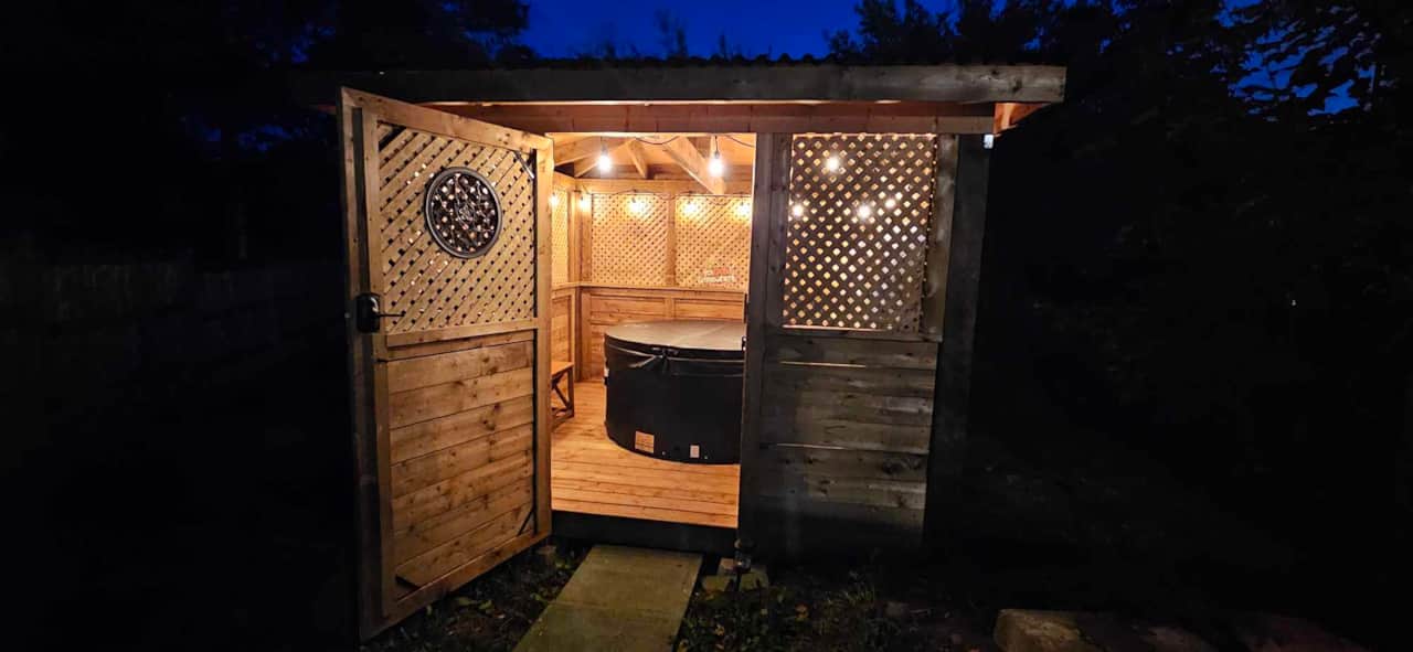 Hot Tub and Gazebo