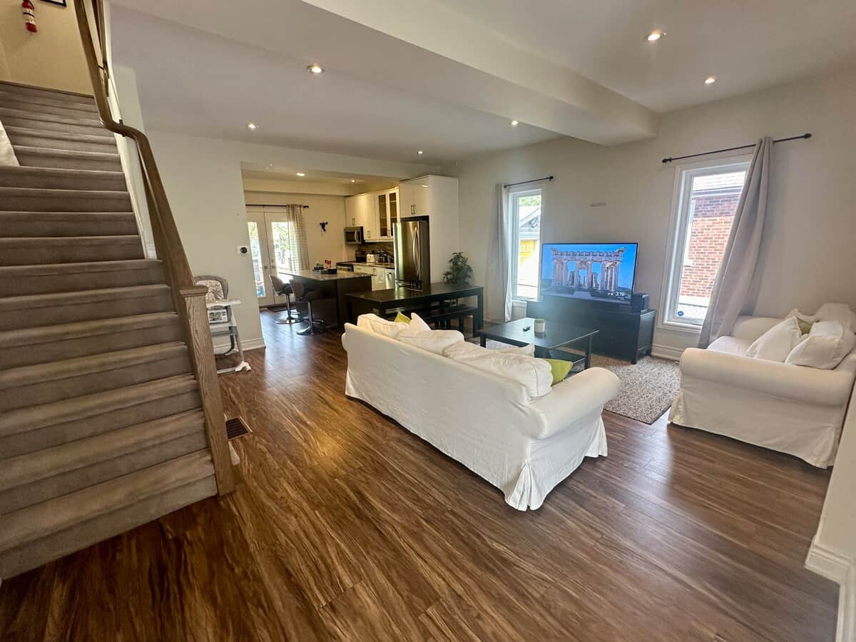 Living Room w/ Sofa, Loveseat, Smart TV