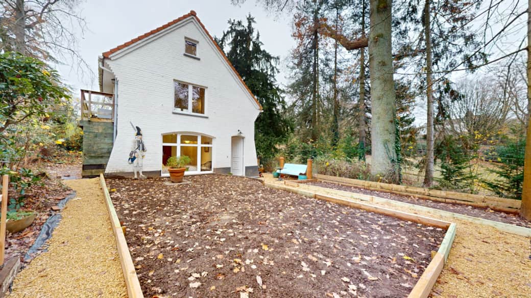Front of the house left