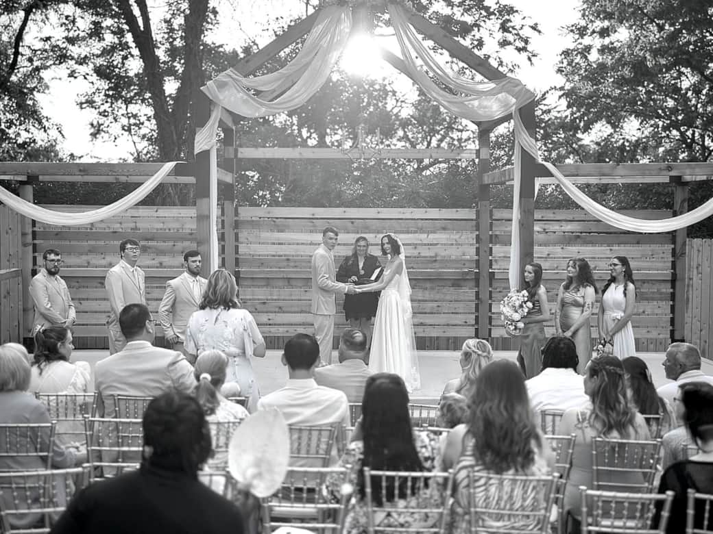 Pairing rustic charm with modern design, our concert patio offers a unique and sturdy foundation.