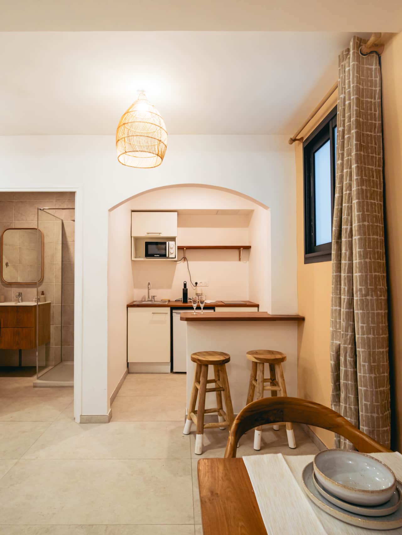 Cuisine_Appartement Pointe au Sel_Escale Bleue_Residence de tourisme Saint Leu 974