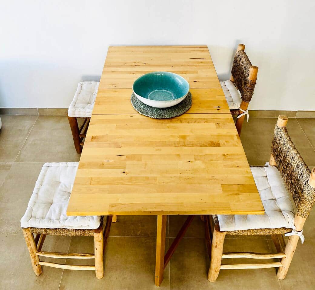 Natural pine wood furniture