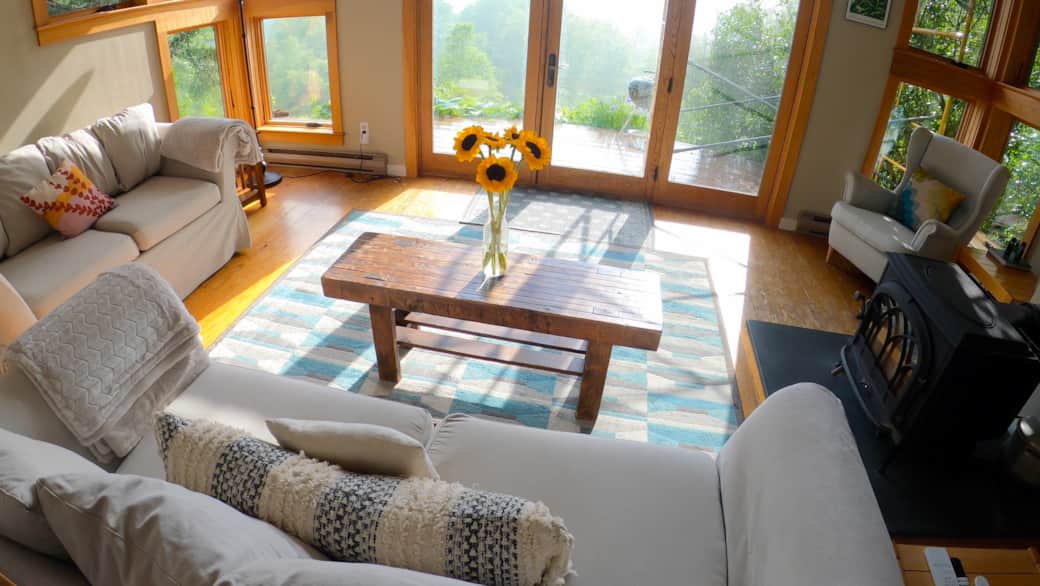 Living room sunflower sunshower