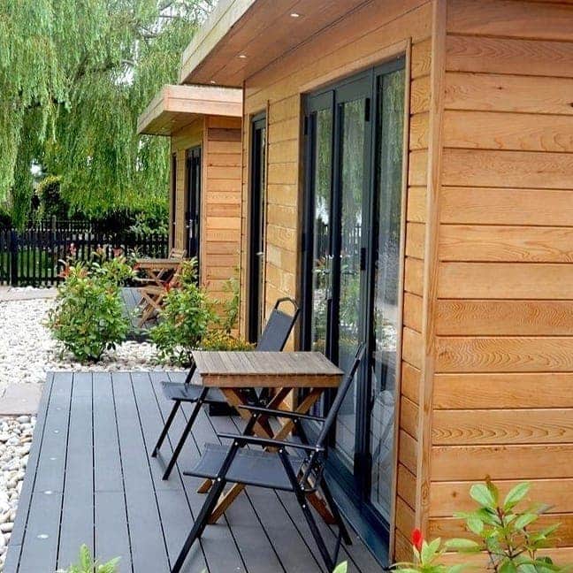 Garden Lodges Decking Area