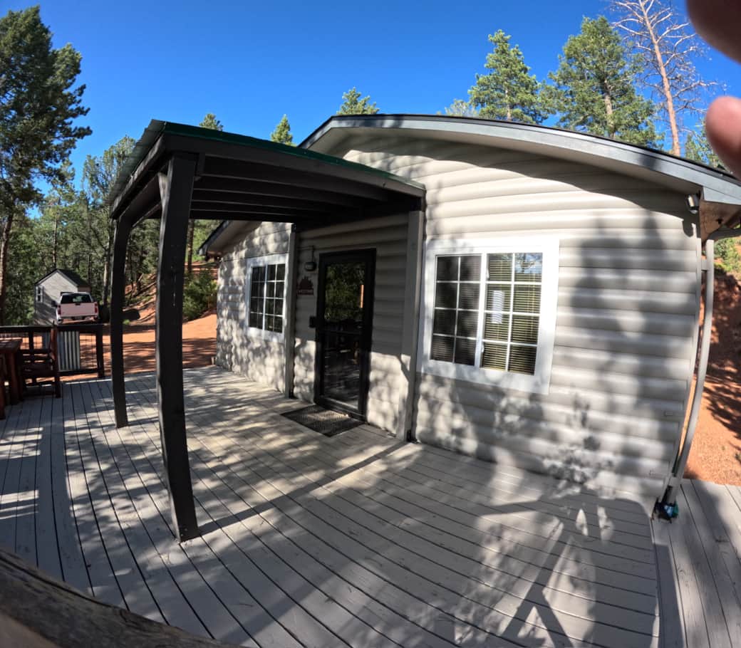 The front door