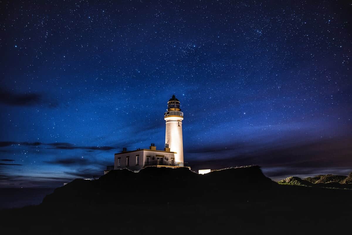 Turnberry  Lighthpuse by night 