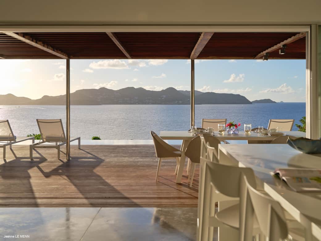 Breathtaking panoramic sea views at Villa Pointe Milou