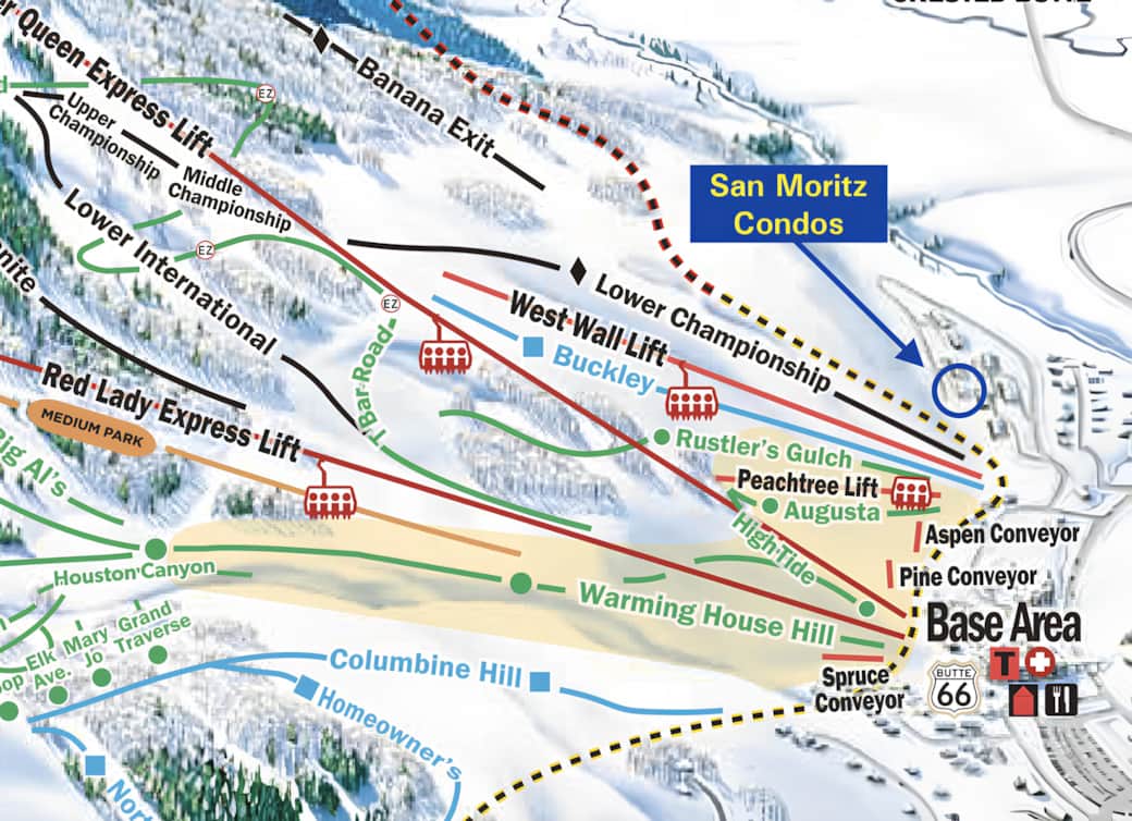 Ski Map Zoom