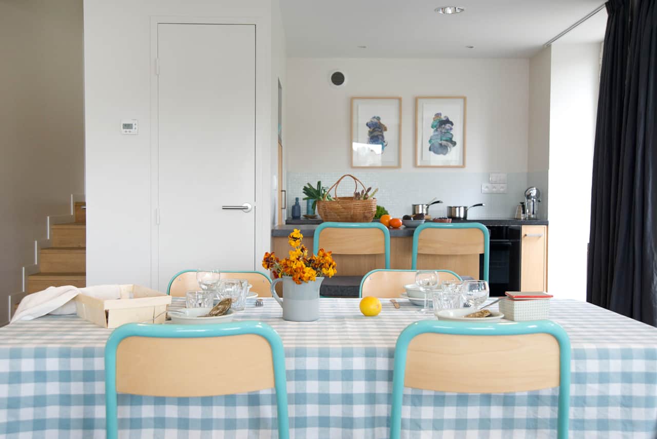 Les espaces cuisine et repas du gîte