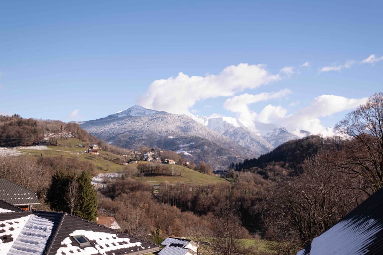 Vue sur les montagnes