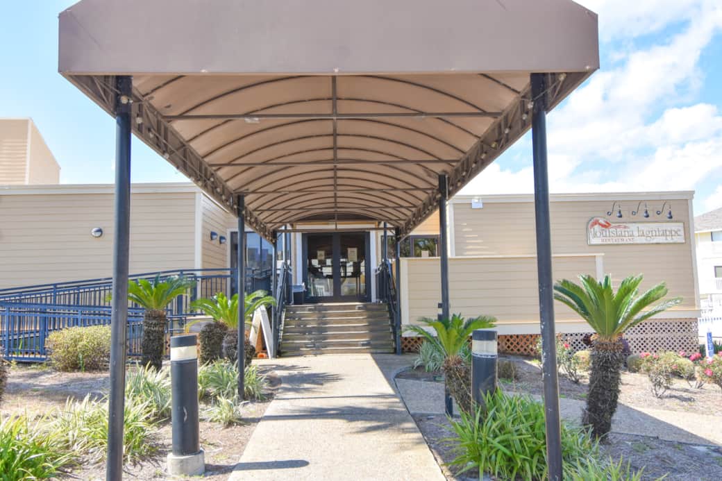 One of the top restaurants in Destin is steps from our door!